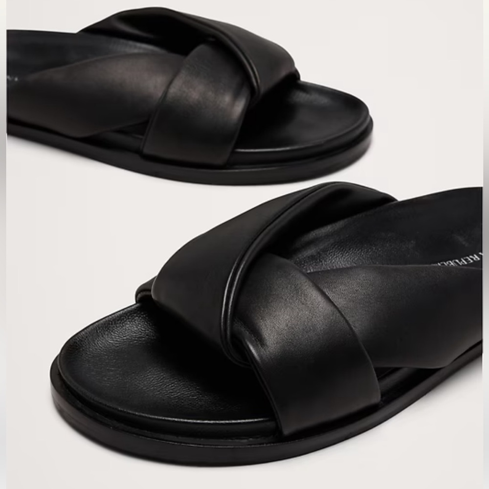 Banana Republic Leather Knot Slide Sandal View 4